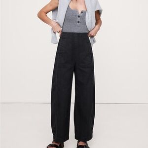 Banana Republic High Rise Utility Barrel Leg Jean